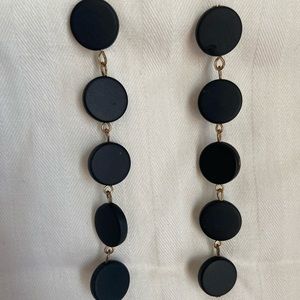 Statement Drop Circle Earrings